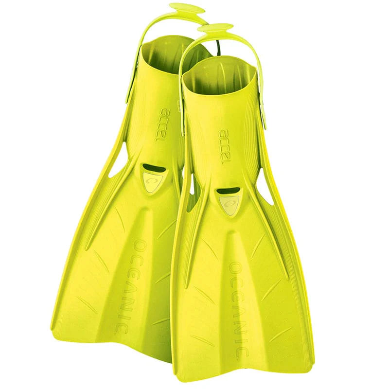 Oceanic Accel Fin - Yellow - Go Dive Tasmania