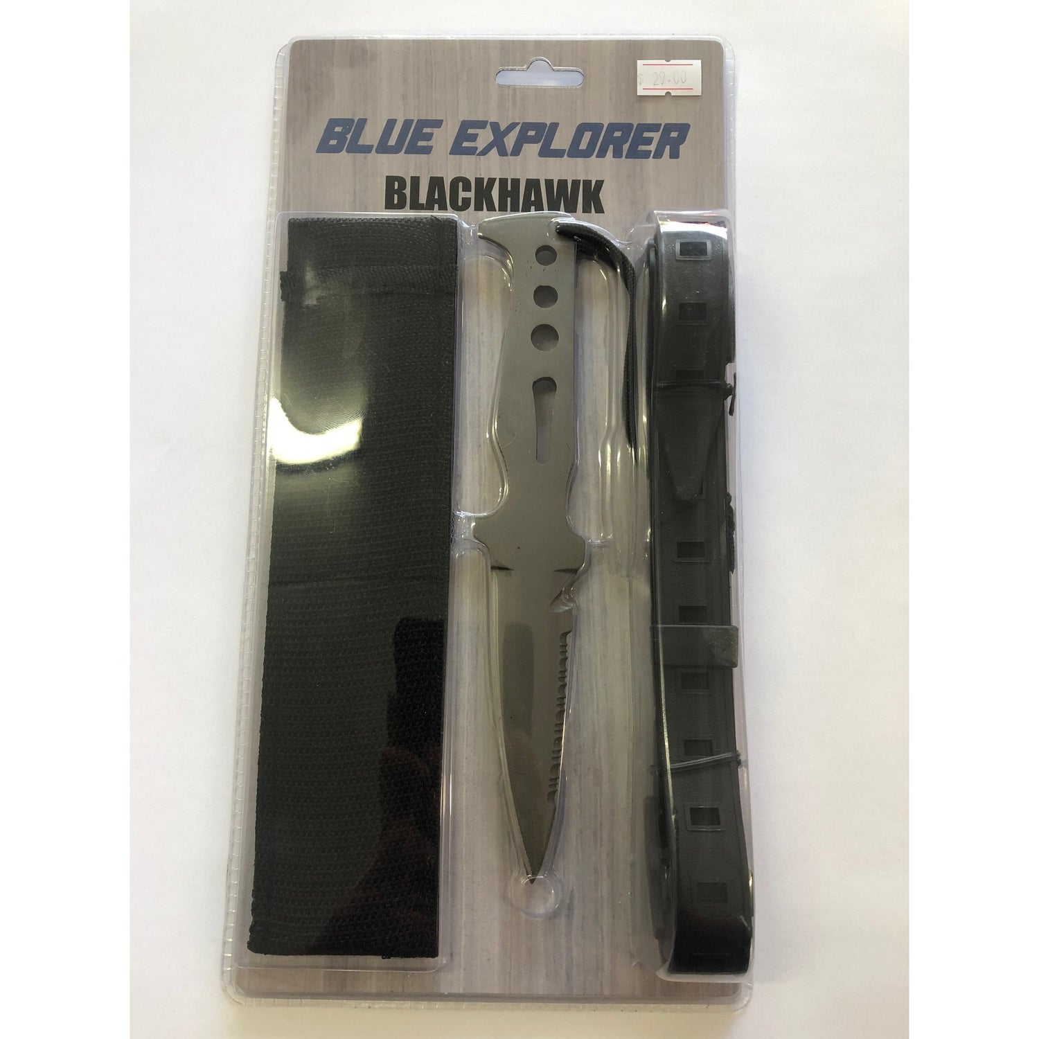 Blue Explorer Blackhawk Knife - Go Dive Tasmania