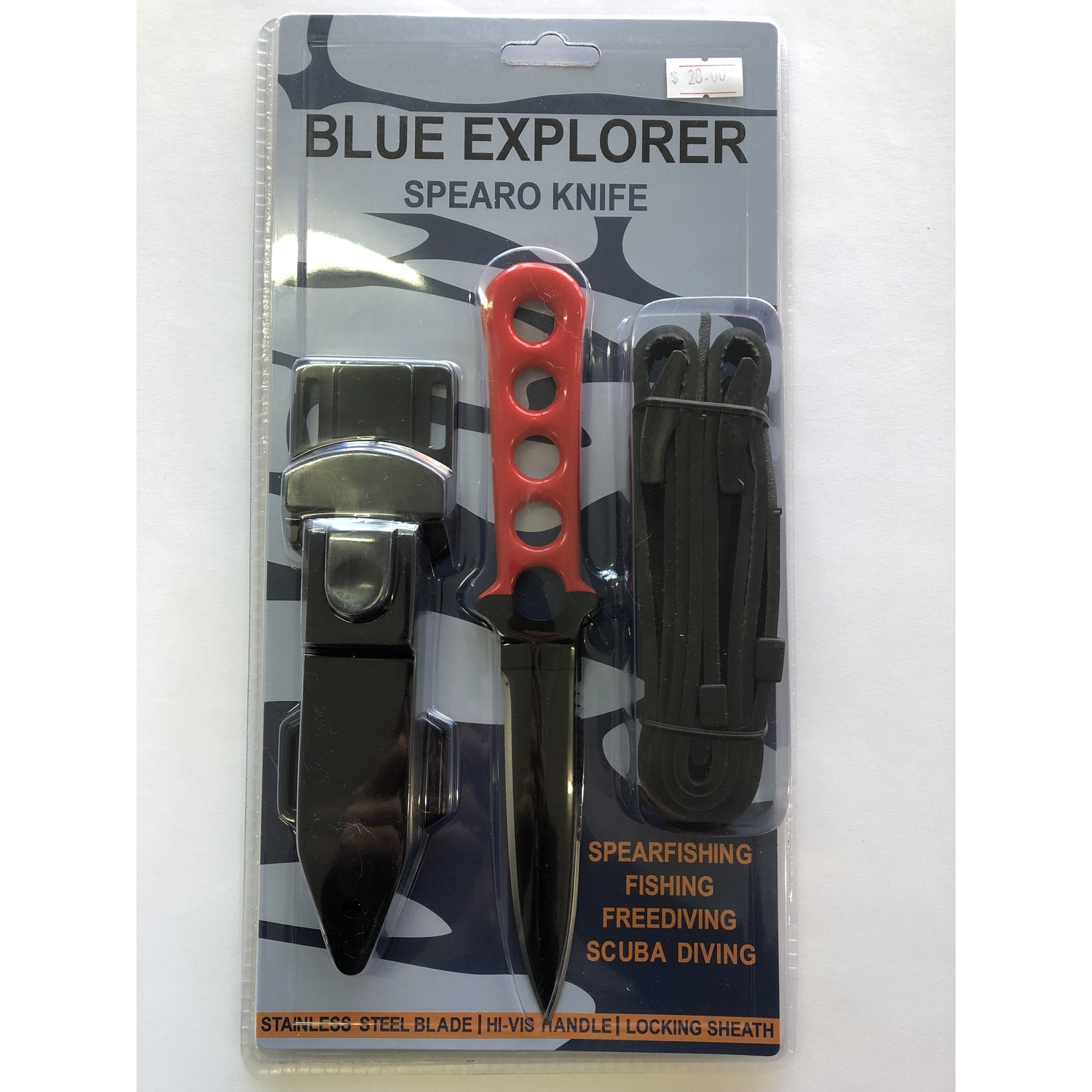 Blue Explorer Spearo Knife - Go Dive Tasmania
