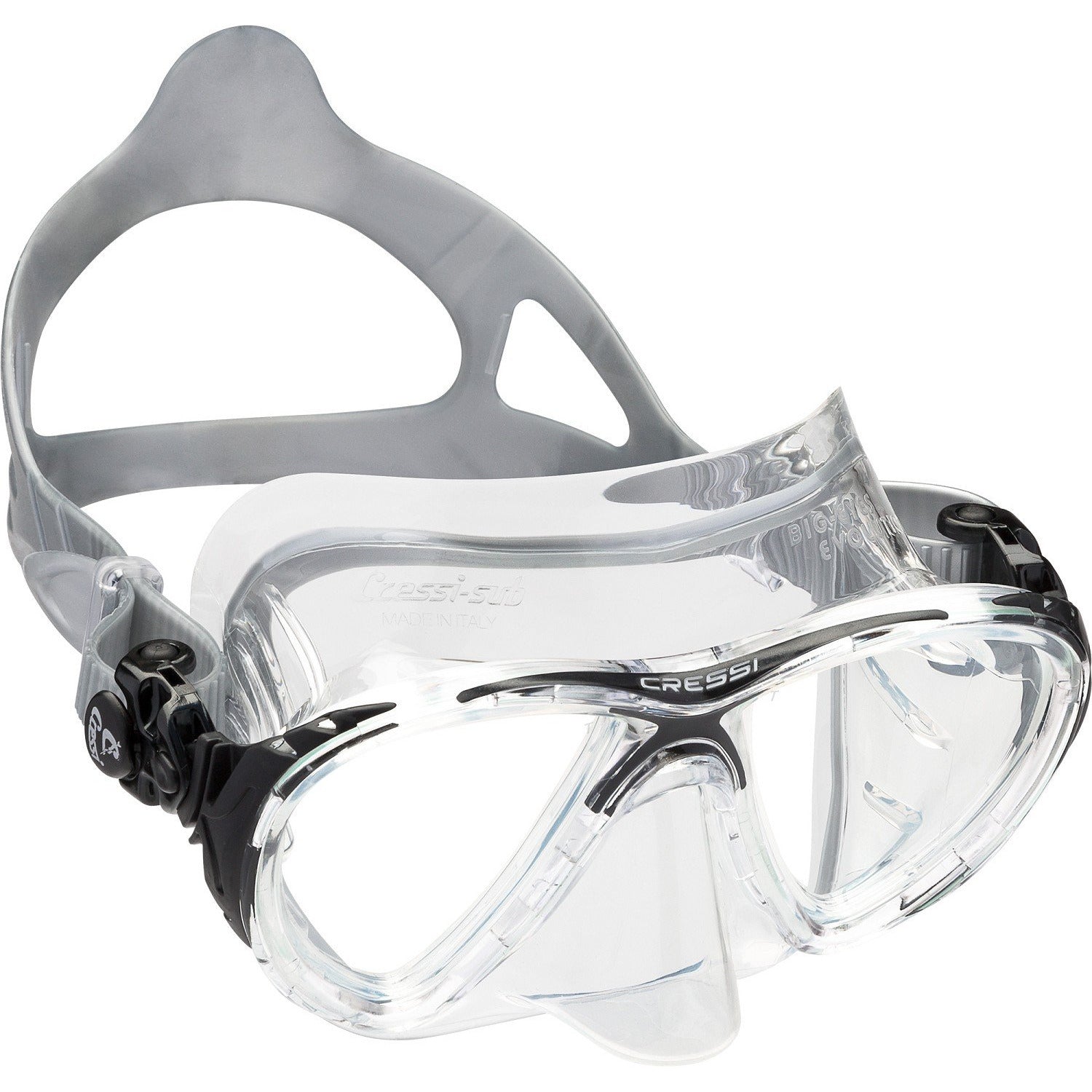 Cressi Big Eyes Evolution Crystal Mask - Go Dive Tasmania